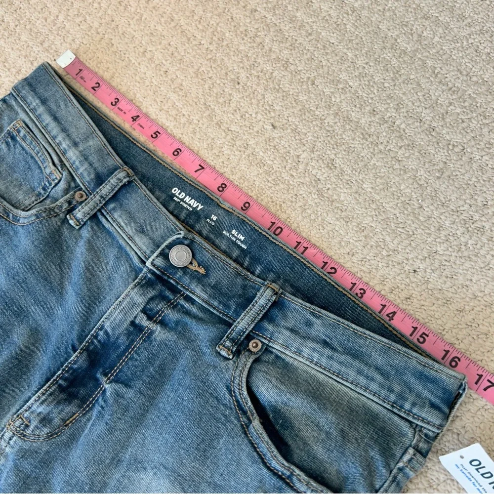 Old Navy Youth 360 Stretch Slim Built in Tough Jeans Size 16 Plus